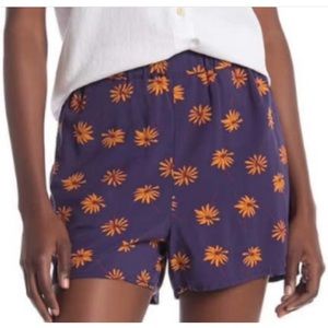 Madewell Printed Pull-On Shorts - Daisy Floral Print - Medium